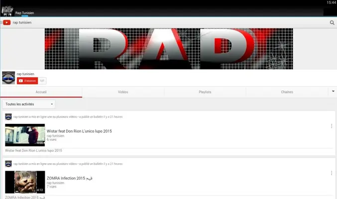 Rap Tunisien android App screenshot 0